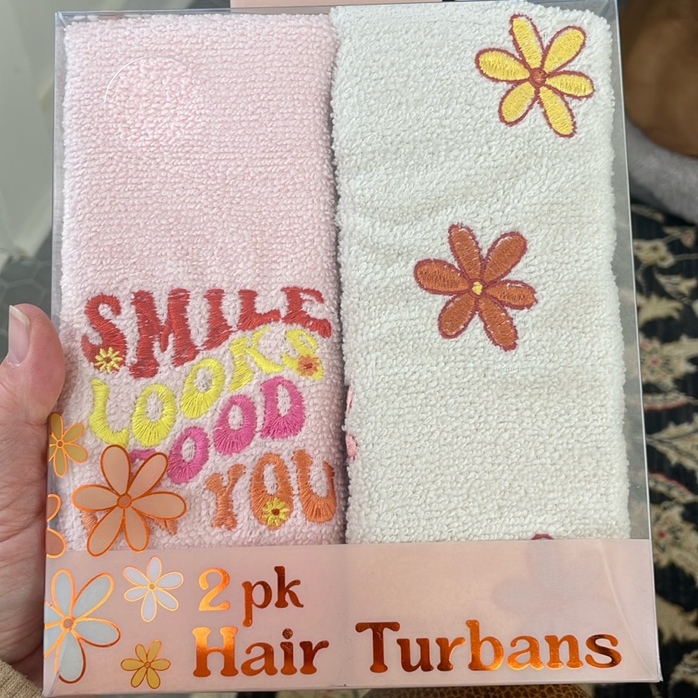 TruBeauty 2pack Hair Turbans